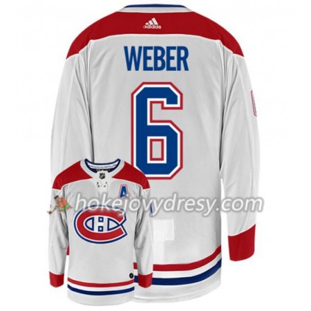 Pánské Hokejový Dres Montreal Canadiens SHEA WEBER 6 Adidas Bílá Authentic